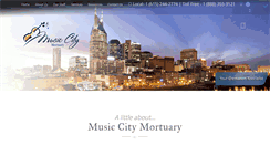 Desktop Screenshot of musiccitymortuary.net